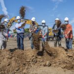 Ground breaking photo