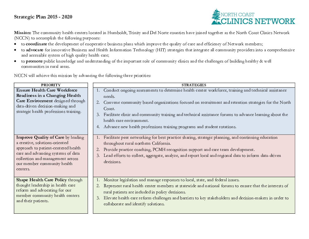 thumbnail of Strategic Plan 2015-2020